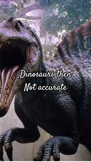 now vs then dinosaur's