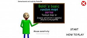 Baldi's Basics Random Map Series: Insane School by Volt Studio