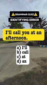 Grammar Quiz | Identifying error 🤔 #214 #viralreelsfbpage2024 #englishquiz #civilserviceexam #ENGLISHPHILIPPINES #fypシ゚ #englishquestion #englishword | 𝚀𝚞𝚒𝚣𝚖𝚊𝚗.𝚙𝚑 𝟸.𝟶