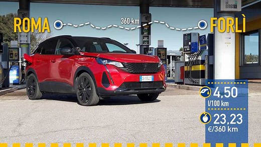 Peugeot 3008 HYBRID4 2021: prueba de consumo real