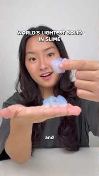 World's Lightest Solid in SLIME