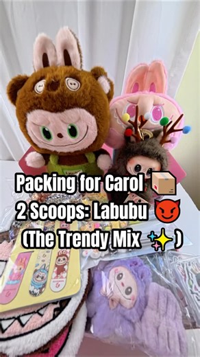 Packing for Carol 📦 | Labubu Edition 😈✨ POV: You finally gave in to the Labubu obsession. And it was worth it. 💅 Carol requested 2 Scoops of Labubu. We packed the iconic Brown Plushie (look at that smile!), a Pink Fuzzy Bag, and plenty of matching accessories. The ugly-cute aesthetic is just unmatched! Welcome to the club, Carol! Share this with a friend who is hunting for Labubus! 👉 🛍 Get your mystery scoop here: 👇 Shop Link: zipbx.com/shop/ #labubu #mysterybox #smallbusiness #packingorde