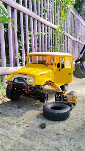 Remote control mini excavator