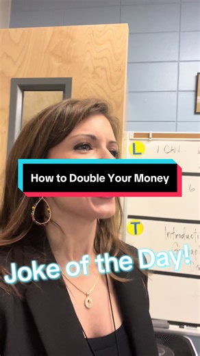 Financial advice on today’s “joke of the day!” #funny #joke #teachersoftiktok #money #advice