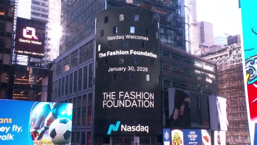 The Fashion Foundation Rings the Nasdaq Stock Market Opening Bell