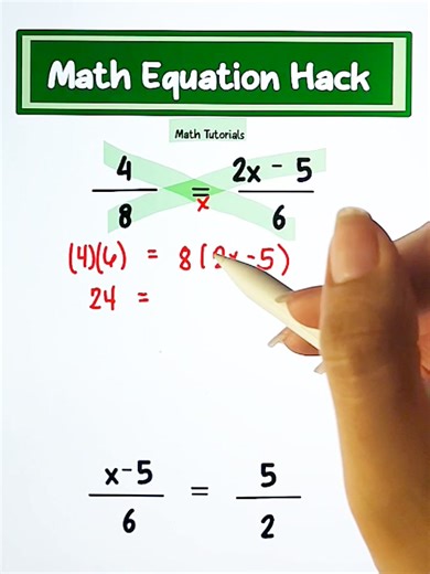 46K views · 704 reactions | Amazing Math Equation Hack‼️ #Math #mathteachergon #mathhacks #algebra #mathtutor | Math Tutorials | Facebook