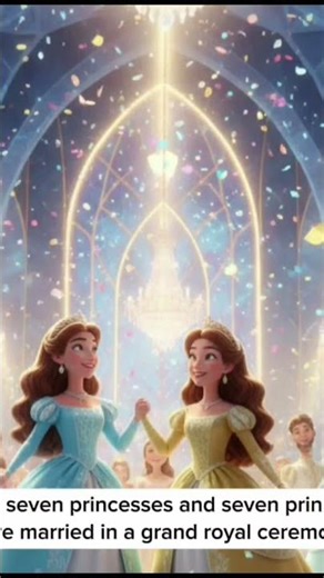 🌸 The Seven Princesses and Seven Princes | Magical Fairy Tale Story | 3D Cartoon Animation