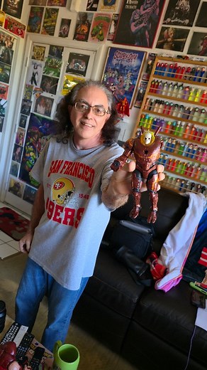 Crimson Dynamo Build-A-Figure in progress!! Pete’s got the parts lined up. #xmen #crimsondynamo #marvel | The Foundation for Independent Living