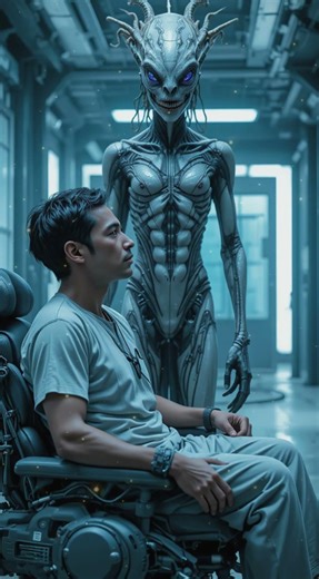 The Alien Queen Was Captive… Until a Paralyzed Human Whispered "I Won't Leave You"