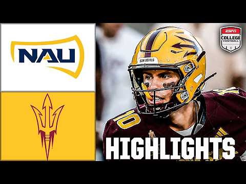 Northern Arizona Lumberjacks vs. Arizona State Sun Devils | Full Game Highlights | ESPN CFB
