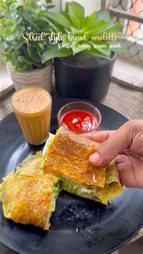 🔥🤩Minivlog #184 street style bread omelette #shorts #youtubeshorts #ytshorts