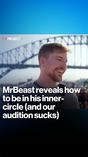 MrBeast reveals how to be in his inner circle (and our audition sucks)... | The Project