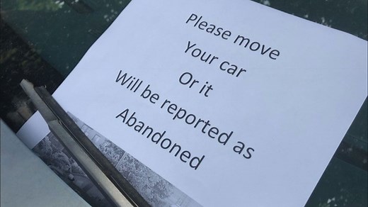 What you should do about that car that's been parked on your street for months