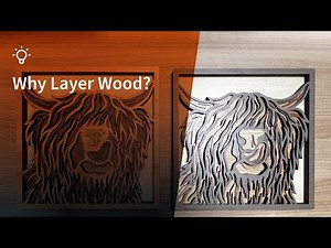 How to add value by layering woods | Trotec Laser Materials
