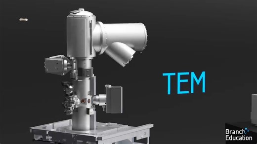 电子显微镜的工作原理和历史，带中英文字幕