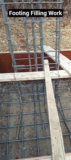 Footing Filling Work in progress #construction #civilengineering #autocad #shorts #trending