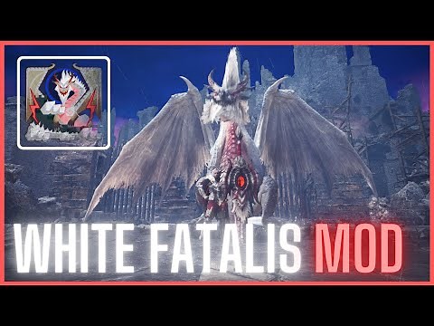 MHW:Iceborne White Fatalis Mod Showcase & Full Fight *INSTALLATION/DOWNLOAD TUTORIAL INCLUDED*