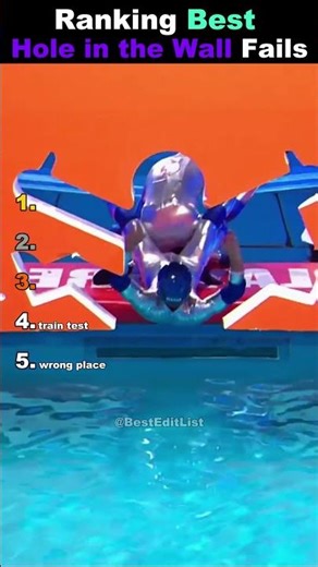 Ranking Best Hole in the Wall Fails