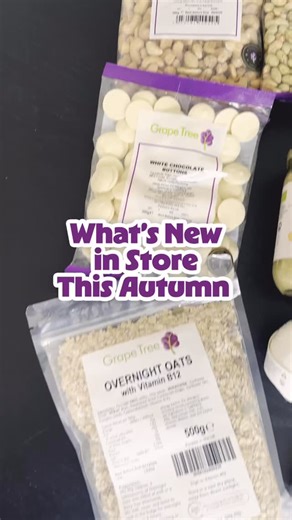 18 reactions | Our autumn stock has landed! Shop what’s new at Grape Tree this autumn  #autumn #healthyfood #wholefoods #food #healthyliving | Grape Tree | Facebook