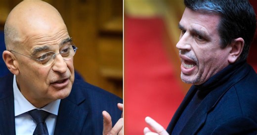 Η «γαλάζια» κόντρα Καιρίδη - Δένδια συνεχίστηκε και στο καφενείο της Βουλής: «Εγώ δεν είμαι Μπογδάνος»