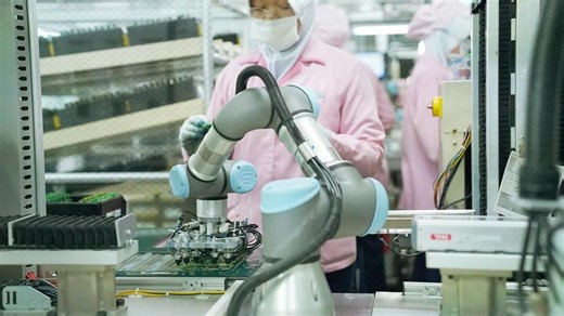 Cobot applications in the electronics industry