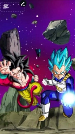 Goku vs vegeta #dragonball #sonicthehedgehog