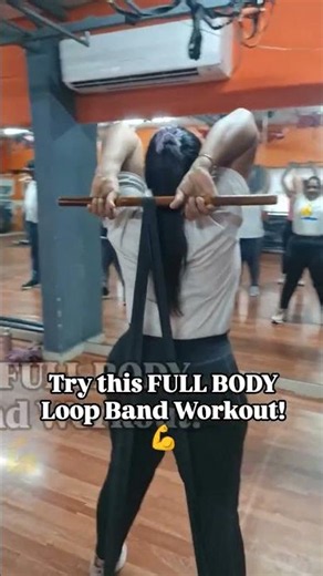 Full Body Loop Band Workout (No Weights Needed!) | Resistance Band Home Workout