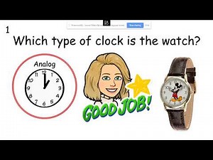 I can identify analog and digital clocks!