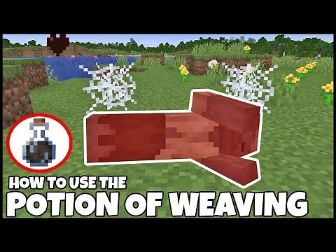 How To Use POTION OF WEAVING In MINECRAFT