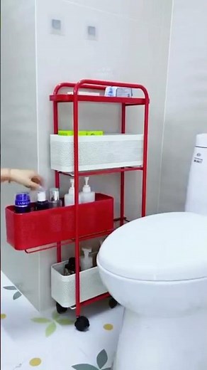 Portable slim storage trolley iron trolley online available on Amazon Flipkart