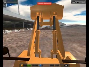 Simulador de pala cargadora de ruedas