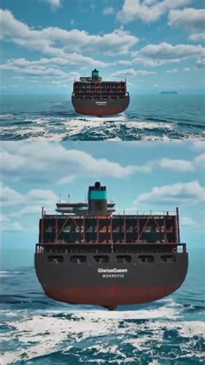 Container Ship Cruises Open Seas! Nautic XP Realistic Ship Sim #ship #ships #maritime