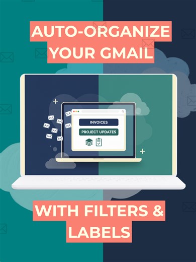 Auto-Organize Your Client’s Gmail Inbox with Filters & Labels. Learn how to use Gmail filters and labels to automatically sort and organize incoming emails, making client inbox management simple and efficient without manual work. #VirtualAssistant #VAtips #VAlife #LearnVirtualAssistant #ClientManagement #EmailManagement #InboxOrganization #GmailTips #ProductivityHacks #WorkSmarter #DigitalOrganization #RemoteWorkSkills #AdminTasks #timemanagement #virtualassistanttips #InboxOrganization #GmailTi