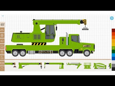 Labo Construction Truck | Huge Magnetic Crane