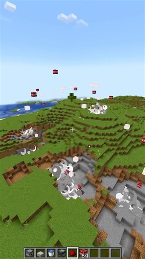 Minecraft TNT Launcher! (Worlds Smallest Violin) #minecraftshorts #effect