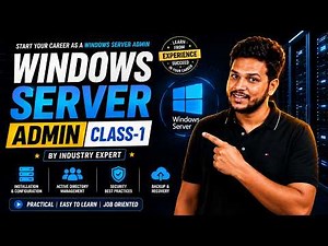 Windows Server Admin Course | MCSA Class 1 👨‍💻 Beginner to Professional