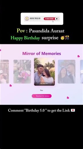 Birthday Surprise for My Special Woman Coded with Love! 💻🎂❤️ #coding #love #birthday #surprisegift