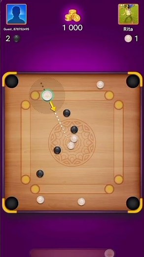 Carrom Board Game 🔥 Perfect Shots & Epic Win | Online Carrom Gameplay