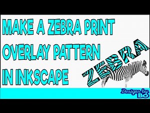 Make A Zebra Print Overlay Pattern In Inkscape