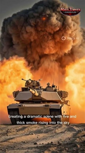 Epic War Tank Explosion Scene | Intense Battlefield Action