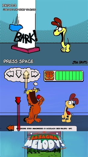 FNF: Vs Garfield // +Comics // Lasagna Melody – The VHS #shortvideo #shorts #short