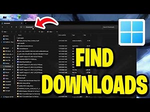 How To Find Downloads On PC or Laptop - Windows