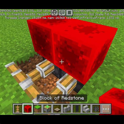 Minecraft toy truck build hack #shortvideo