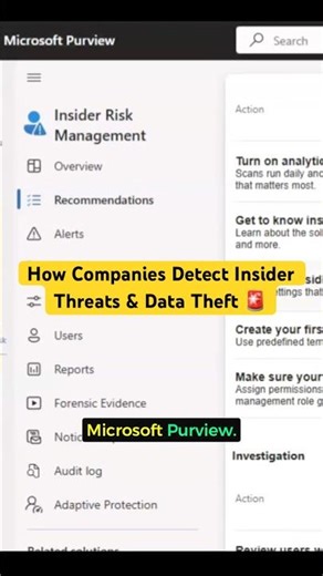 How Microsoft Purview Detects Data Theft from Departing Employees