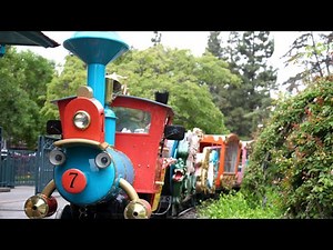 Casey Jr. Circus Train Ride Around Storybook Land - Disneyland POV