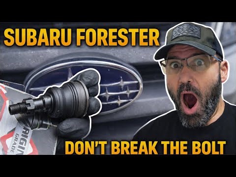 Subaru Forester Front Lower Ball Joint Replacement (1998–2010) | Clunk, Loose Steering & Safety Fix