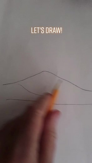 Easy Desert Landscape Drawing Tutorial