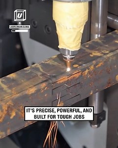 7.9M views · 10K reactions | This new laser slices through metal with unmatched speed and accuracy!⚡️ | UNILAD | Facebook