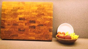 Extra Large End Grain Teak Wood Cutting Board 24"x18"Inch - Butcher Block for Kitchen, Chopping, Serving - Thick, Durable, Easy Clean, Smooth Finish, Reversible, christmas, new year, thanksgiving