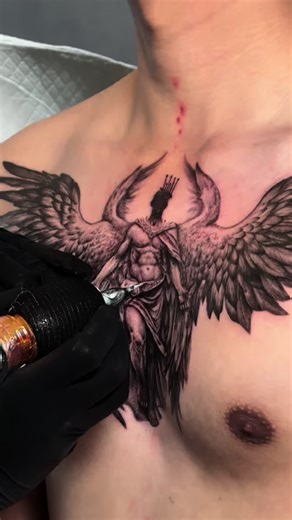 • God’s warrior inked in skin. #tattoo #tattooartist #foryoupage #fyp #tattoed